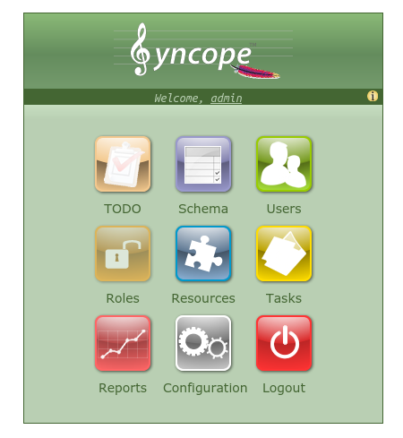 screenshot of Apache Syncope